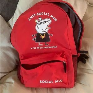 Peppa pig anti-social backpack
